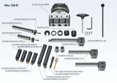 #04992 Cabezal alesador universal NAREX VHU125