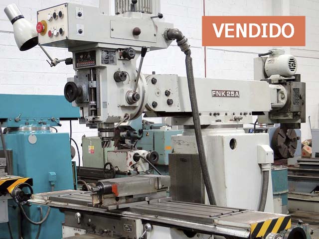 #0998 – Fresadora herramental TOS FNK25A – con cabezal escoplo – video ▶️