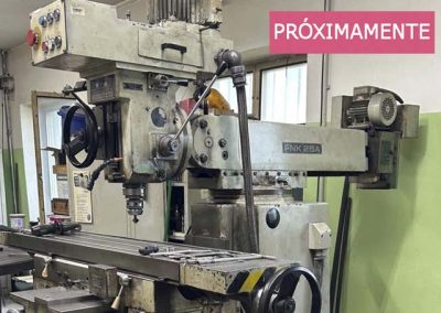 #06286 – Fresadora herramental TOS FNK25A – con cabezal escoplo – video ▶️