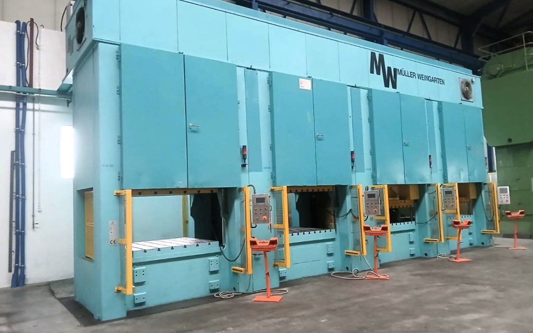 #06325.24-27 Linea de prensas hidraulicas 4 x Muller Weingartner – modernizacion 2020